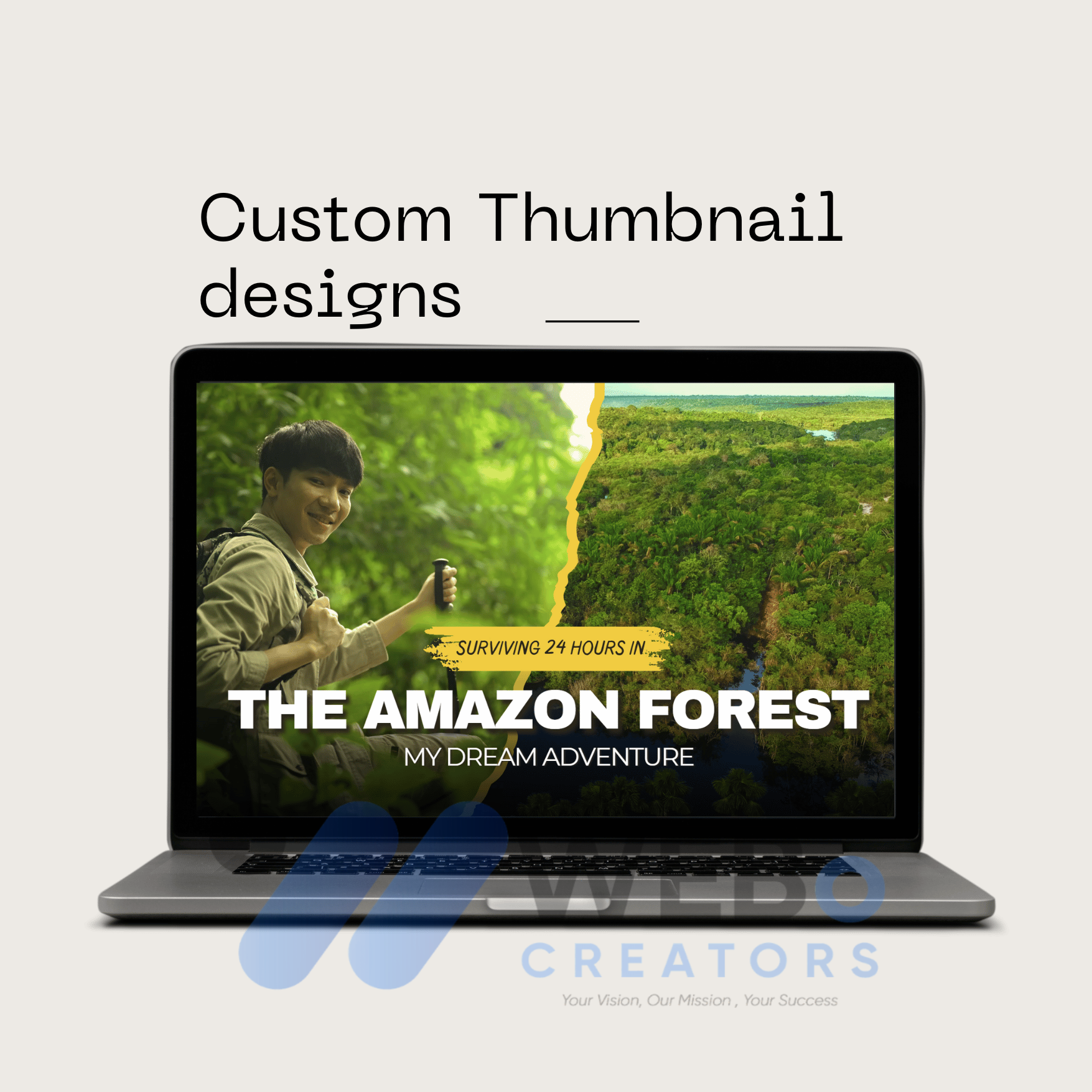 promotional video thumbnail design Indianapolis sample